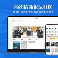 dz内核php源码清新简约纯论坛整站程序带数据轻简通用互动社区带手机